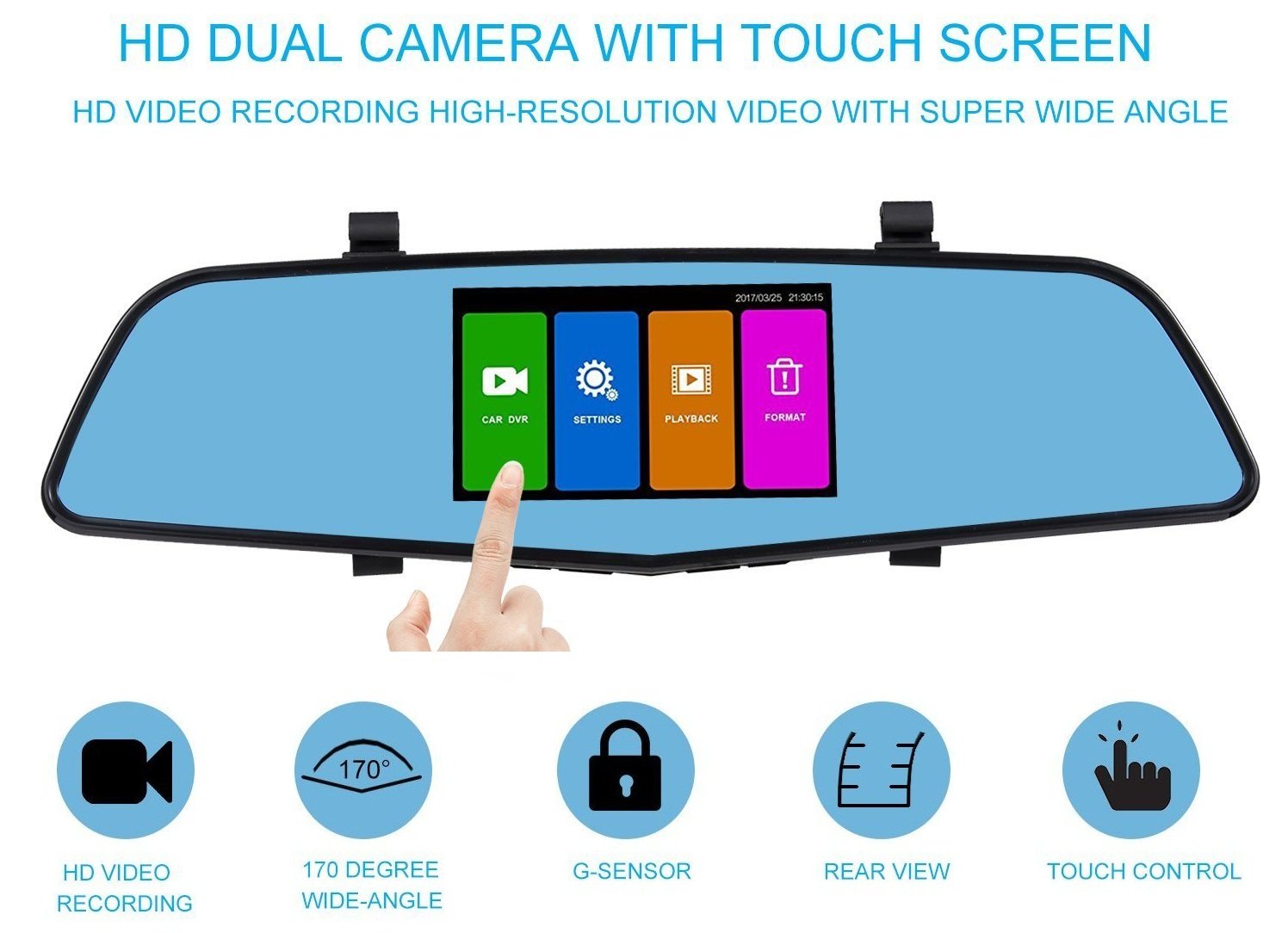 SENDOW Mirror Dash Cam