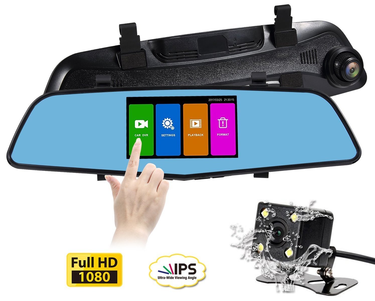 SENDOW Mirror Dash Cam Review 