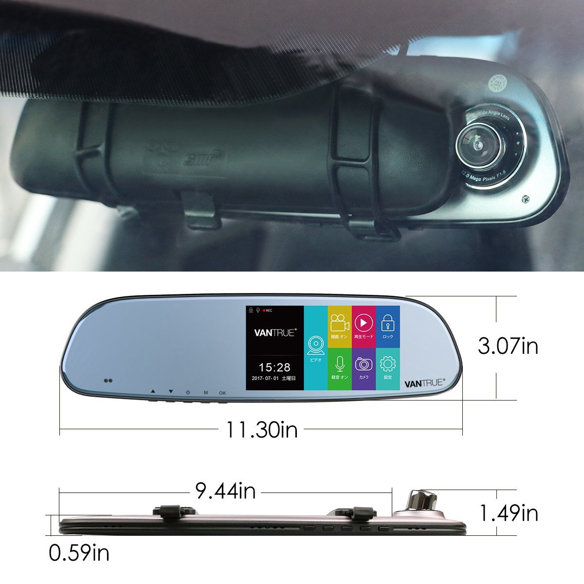 Vantrue N3 Dual Dash Cam Vantrue N3 Dual Dash Cam