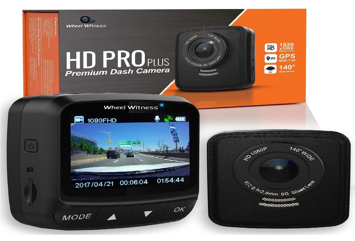 WheelWitness HD PRO PLUS Dash Cam