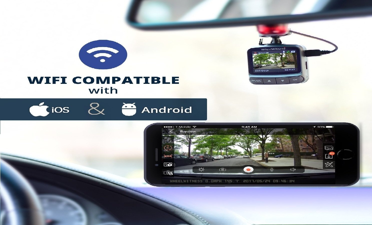 WheelWitness HD PRO PLUS Premium Dash Cam