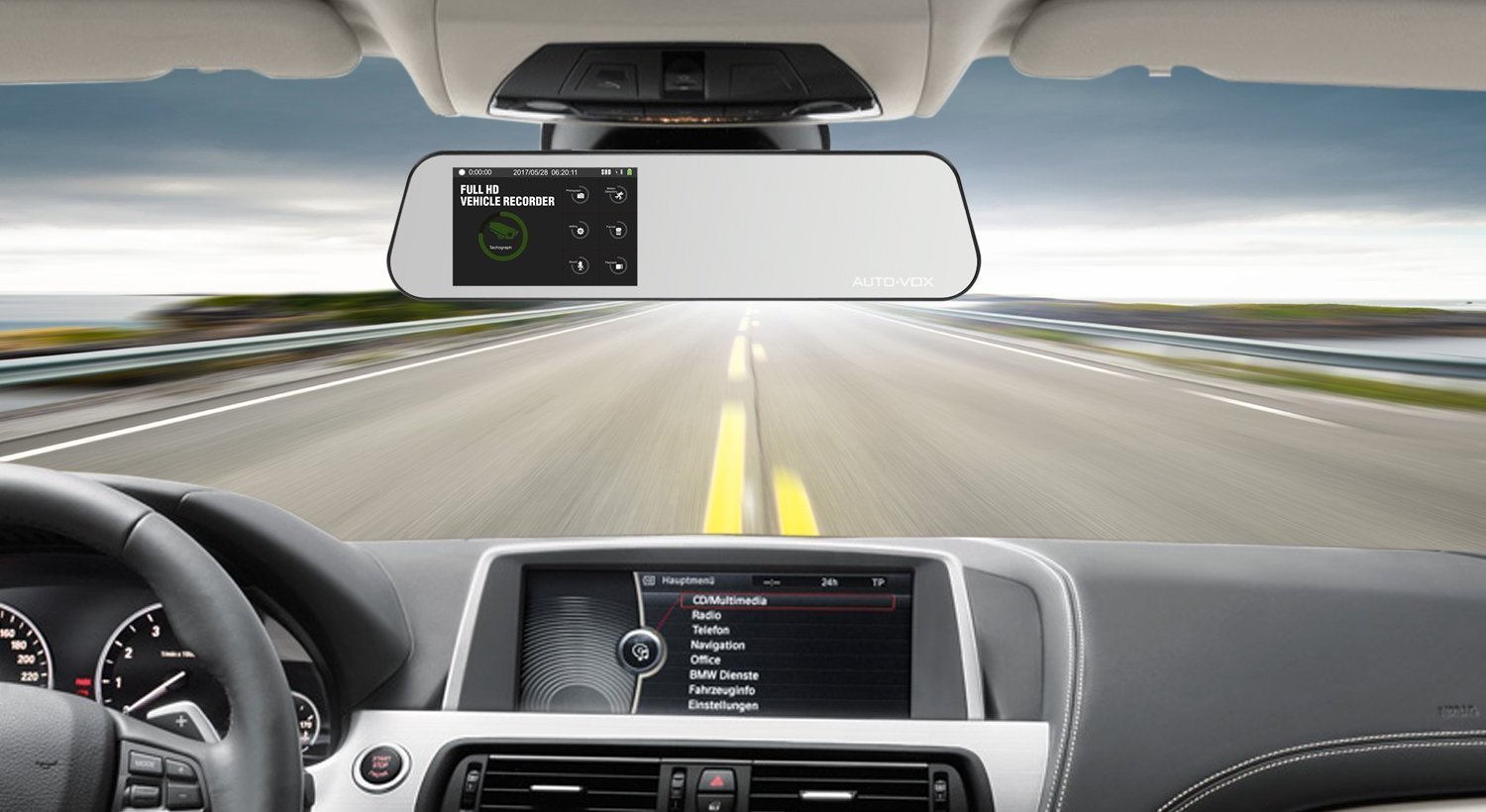 rear view mirror dash cam review