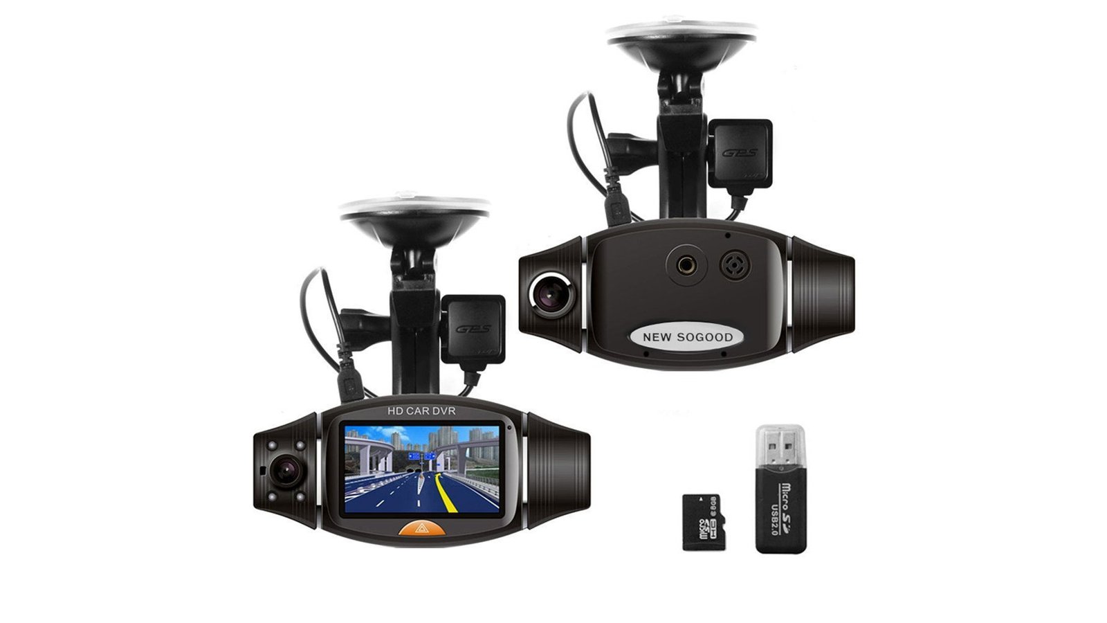 Think Sogood Dual Lens Dash Cam