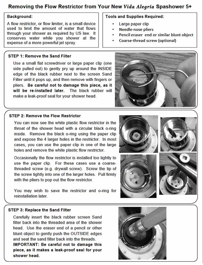 Restrictor Removal